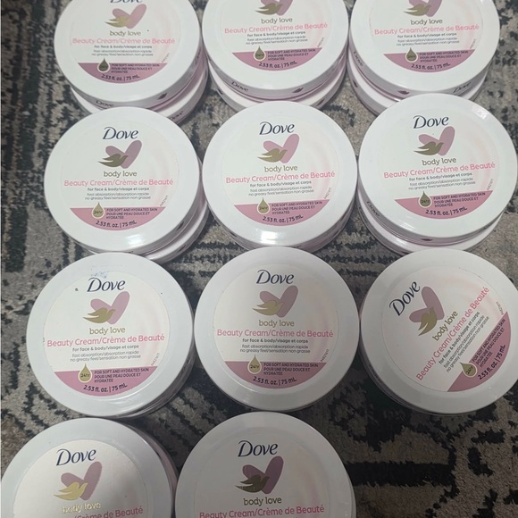 Beauty Cream - Pink by Dove for Women - 2.53 oz Cream lot of 22